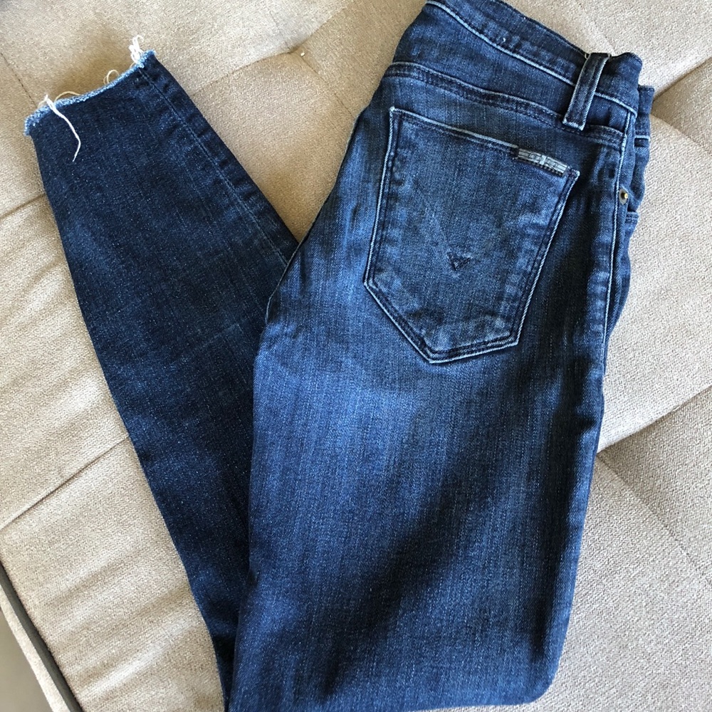 Hudson krista ankle super skinny w/ raw hem 25